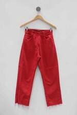 Calça de sarja renner feminina vermelha