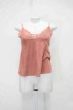 Regata renner feminina rosa com Renda