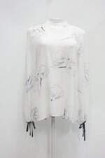 Blusa Renner feminina estampada com Plissado e Transparência
