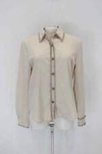 Camisa feminina bege com Bordado
