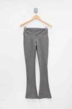 Calça flare legging feminina cinza