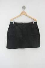 Saia denim & co. feminina preta