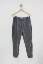 Calça de tecido feminina cinza