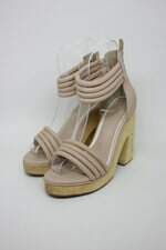 Sandália Cris Barros feminina bege