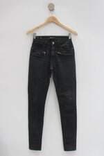 Calça de sarja polo feminina preta