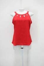Blusa feminina vermelho com Recortes