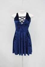 Vestido inndax feminino azul com Forro