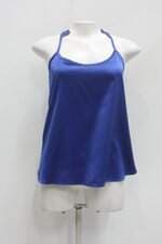 Regata morina feminina azul com Recorte