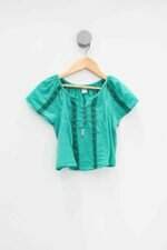 Blusa Infantil cambú cambú verde com recortes