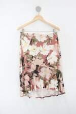 Saia marisa feminina estampada com Meio forro