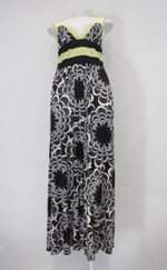 Vestido alphoria feminino estampado com Recortes