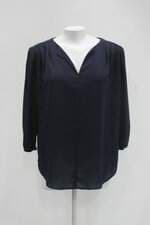 Blusa pleione feminina azul com Pregas