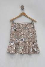 Saia p.a concept feminina estampada com Peplum