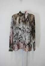 Camisa happy feminina estampada com Transparência