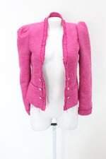 Casaco de tweed renner feminino rosa com Forro e Ombreira
