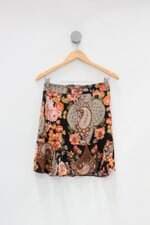 Saia feminina estampada com Forro