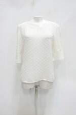 Blusa sisal feminino off-white com Transparência
