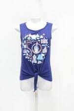 Regata feminina azul com Silk