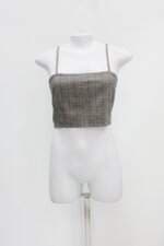 Regata cropped forever 21 feminina xadrez 