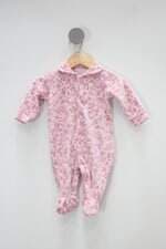 Macacão Infantil rosa estampado