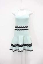 Vestido primart feminino verde com Recortes