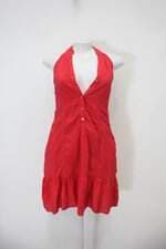 Vestido spell feminino vermelho com Forro e Franzido