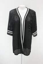 Cardigan c&a feminino preto com Vivo