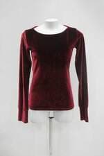 Blusa de veludo damyller feminina vinho