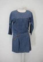 Vestido jeans forever 21 feminino azul