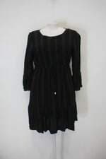 Vestido leeloo feminino preto com Forro e Bordado