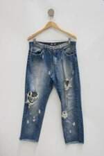 Calça Jeans pop up feminina azul