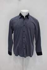 Camisa padrão masculina listrada 