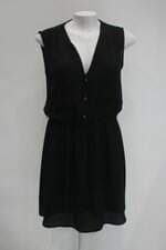 Vestido h&m feminino preto com Forro