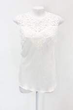 Regata licommo feminina off-white com Renda