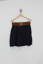 Saia e-star feminino estampado com Forro