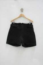 Shorts tvz feminino preto com Aplique e Recortes