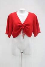 Blusa cropped lizie feminina vermelha