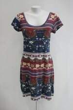 Vestido mercatto feminino estampado