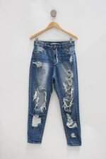 Calça Jeans Renner feminina azul Destroyed 