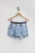 Shorts de sarja feminino azul