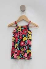 Vestido Infantil kyly preto floral