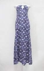 Vestido shop 126 feminino estampado com Recortes e Meio forro