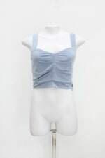 Blusa cropped murau feminino azul