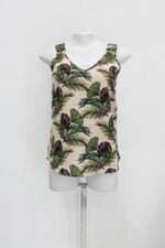 Regata aishty feminina folhagem 