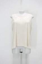 Regata feminina bege com Bordado