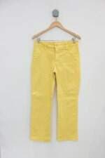 Calça de sarja drambuie feminina amarela