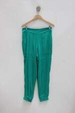 Calça de tecido amicia feminina verde