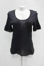 Blusa mamô feminina preta com Recortes