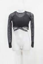 Blusa Make it Happen feminina preto com Sobreposição e Bojo