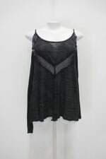 Blusa feminina preta com Transparência e Recortes